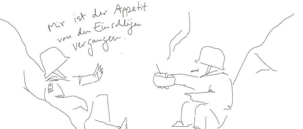 Verloren in der Landschaft. Eine Szene aus dem besprochenen Buch.