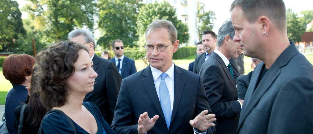 Im Wahlkampf haben sich die drei Spitzenkandidaten Pop, Müller und Lederer (v.l.n.r.) nur selten persönlich getroffen. Jetzt werden sie sich wohl öfter sehen. 