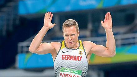 Große Sprünge. Markus Rehm ist eines der Gesichter der Leichtathletik. Foto: dpa/ Nietfeld