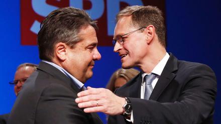 Sigmar Gabriel und Michael Müller.