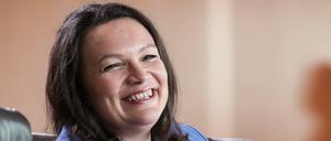 Bundesministerin für Arbeit und Soziales Andrea Nahles (SPD).
