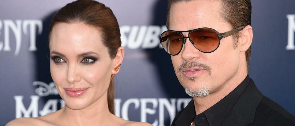 Angelina Jolie and Brad Pitt. Laut "TMZ" hat sie die Scheidung eingereicht.