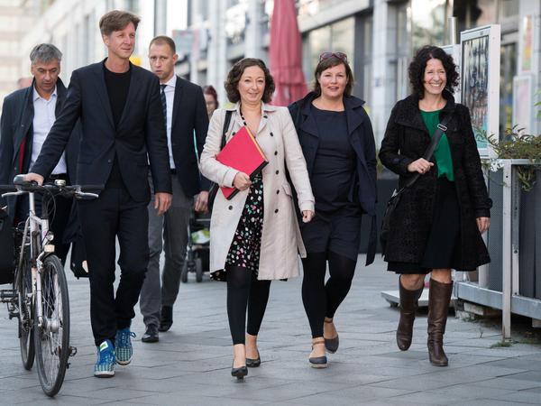 Die Sondierungsgespräche zwischen der SPD und den Grünen starteten am Donnerstag.