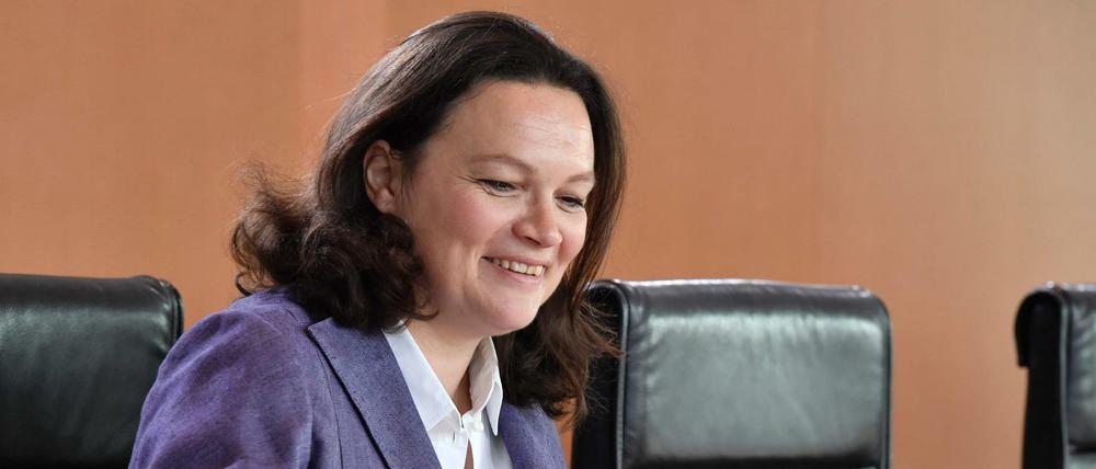 Arbeitsministerin Andrea Nahles. 