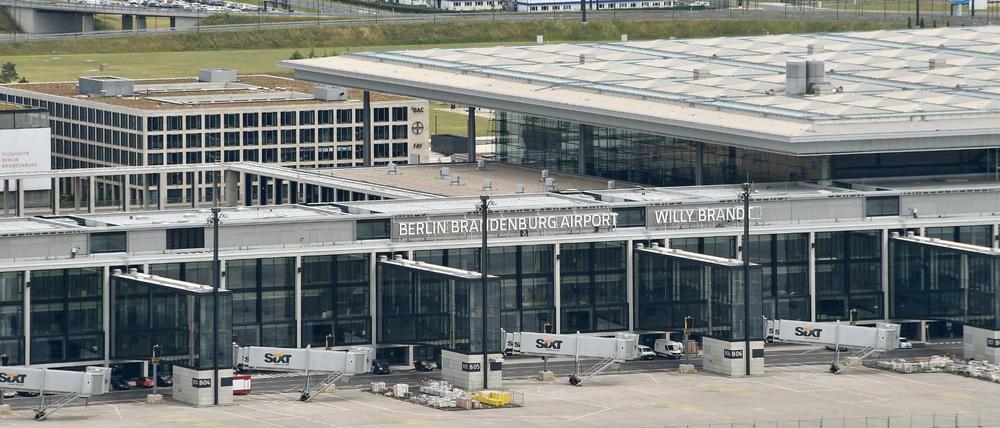 Noch geht nichts am zukünftigen Hauptstadtflughafen BER in Schönefeld - hier Mitte Juni.