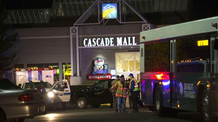 In dieser Mall in Burlington im Bundesstaat Washington hat der Mann fünf Menschen erschossen.