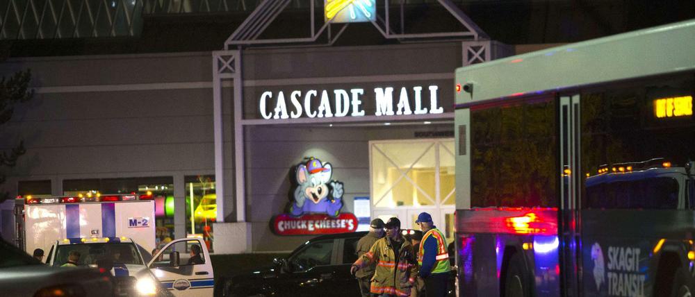 In dieser Mall in Burlington im Bundesstaat Washington hat der Mann fünf Menschen erschossen.