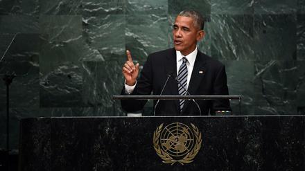 Barack Obama vor den Vereinten Nationen.