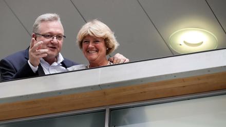 Im Übergang: Berlins bisheriger CDU-Chef Frank Henkel und die designierte Nachfolgerin Monika Grütters.