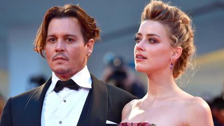 Johnny Depp und Amber Heard beim Filmfest in Venedig: Ihre Ehe hielt nur etwas mehr als ein Jahr