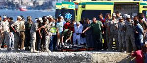 Die Zahl der Toten nach dem Kentern des Flüchtlingsboots steigt. 