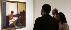 Ist das Original zu teuer, hier ein Bild von Edward Hopper, muss man es sich eben selbst malen.