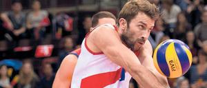 Ruhig in Stressmomenten. Die BR Volleys haben noch einmal viel Geld ausgegeben, um den Außenangreifer Nikola Kovacevic zu verpflichten. Foto: Imago/Kurth