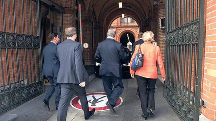 Am Mittwoch begannen im Roten Rathaus die Sondierungsgespräche der SPD. 