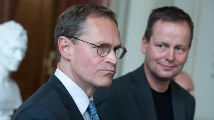Die Sondierungsgespräche zwischen Michael Müller und Klaus Lederer haben über vier Stunden gedauert.