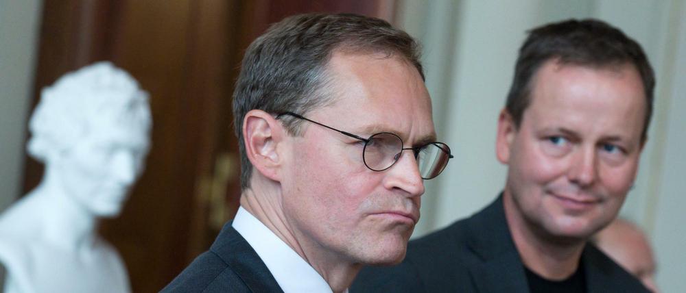 Die Sondierungsgespräche zwischen Michael Müller und Klaus Lederer haben über vier Stunden gedauert.