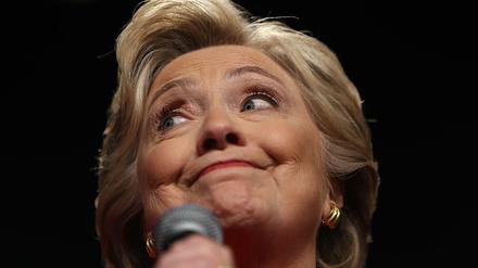Gut gepunktet im TV-Duell: Hillary Clinton