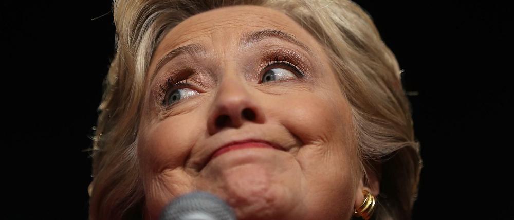 Gut gepunktet im TV-Duell: Hillary Clinton