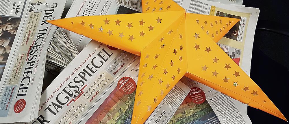 Kinder, Kranke, Alte. Die Weihnachtsaktion hilft unter dem Zeichen des gelben Spendensterns Menschen in der ganzen Stadt.
