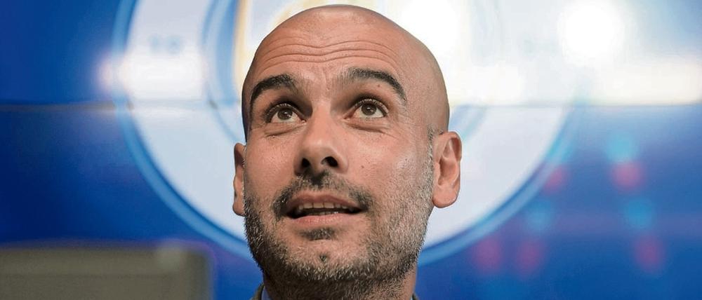 Seit dieser Saison in Mann in Hellblau: Pep Guardiola, Trainer von Manchester City.
