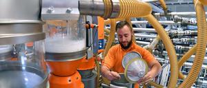 Vor allem in der Industrieproduktion hat sich die Stimmung deutlich aufgehellt. 