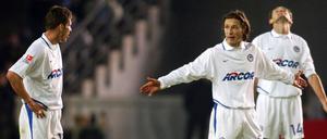 Ein Bild aus vergangenen Tagen. Pal Dardai (links) im Dialog mit Niko Kovac. 