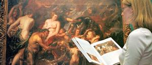 Geschichtsglauben. Die vermeintlich rationale Wissenschaft liegt manchmal näher am irrationalem Glauben als behauptet, hieß es auf dem 51. Deutschen Historikertag in Hamburg. So seien die Beziehungen zwischen Mythen und Geschichtsschreibung eng. – Das Foto zeigt das Rubens-Gemälde „Minerva beschützt Pax“ (1629), eine Friedens-Allegorie.