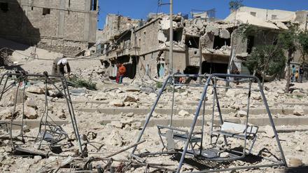 Zerstörtes Aleppo: Seit dem Ende der Waffenruhe sind mehr als 180 Menschen getötet worden.