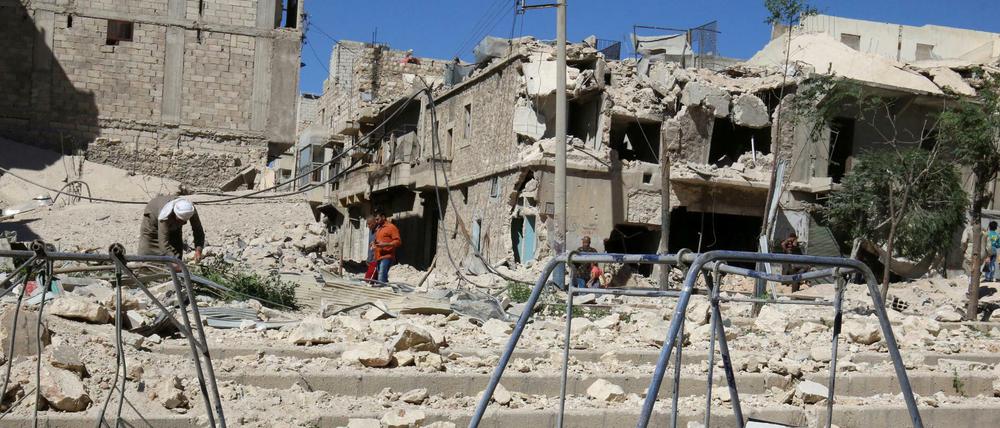 Zerstörtes Aleppo: Seit dem Ende der Waffenruhe sind mehr als 180 Menschen getötet worden.