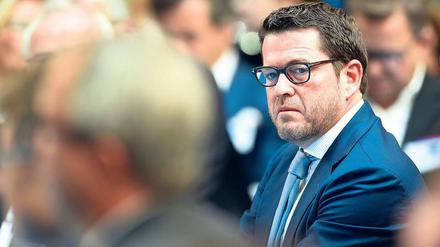 Karl-Theodor zu Guttenberg trat am Freitag mal wieder in Berlin auf. 