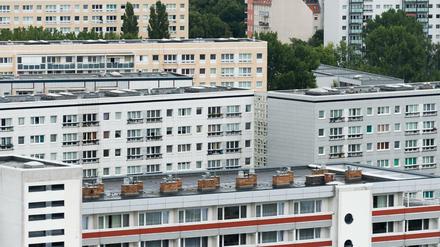 Wohnblöcke in Berlin.