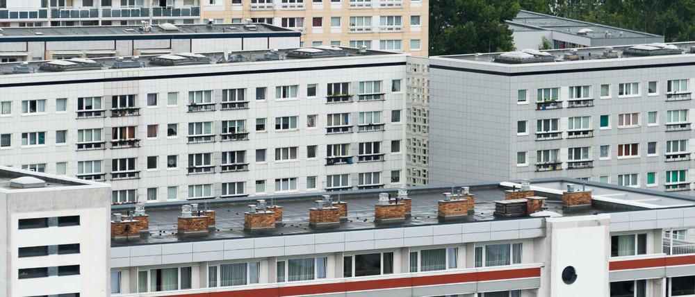Wohnblöcke in Berlin.