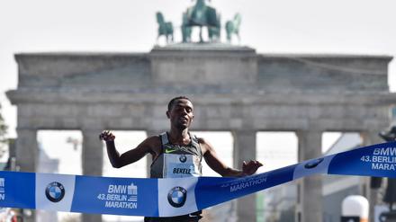 Kenenisa Bekele lief die zweitschnellste jemals beim Berlin-Marathon gelaufene Zeit.