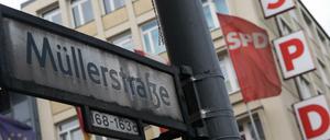 Wenig Glanz: Die Parteizentrale des Berliner SPD-Landesverbands in der Müllerstraße in Wedding.