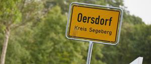 Möglicherweise aus Fremdenhass ist der Bürgermeister von Oersdorf attackiert worden.