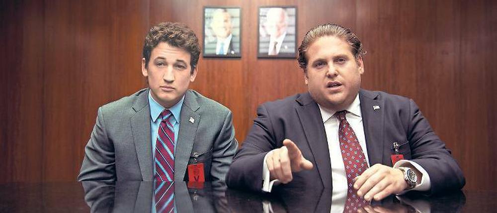 Darf’s ’ne Patrone mehr sein? David (Miles Teller) und Efraim (Jonah Hill) verticken Waffen im Antiterrorkrieg.
