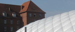 Leerstand: Die Traglufthalle in der Spandauer Kaserne.