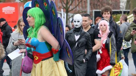 Fein gemacht: Für viele Comic-Con-Besucher gehört die Verkleidung dazu, wie hier im Dezember 2015 in Dortmund.