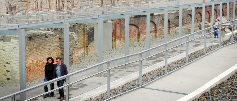 Die Gedenkstätte Topographie des Terrors in Berlin.