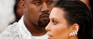 Kim Kardashian mit ihrem Mann Kanye West (Archivbild) 