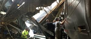 Der Bahnhof Hoboken in New Jersey nach dem Unglück.