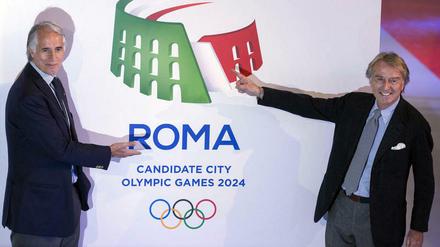 Da war die Römer noch guter Dinge - jetzt wollen sie Olympia doch nicht mehr.