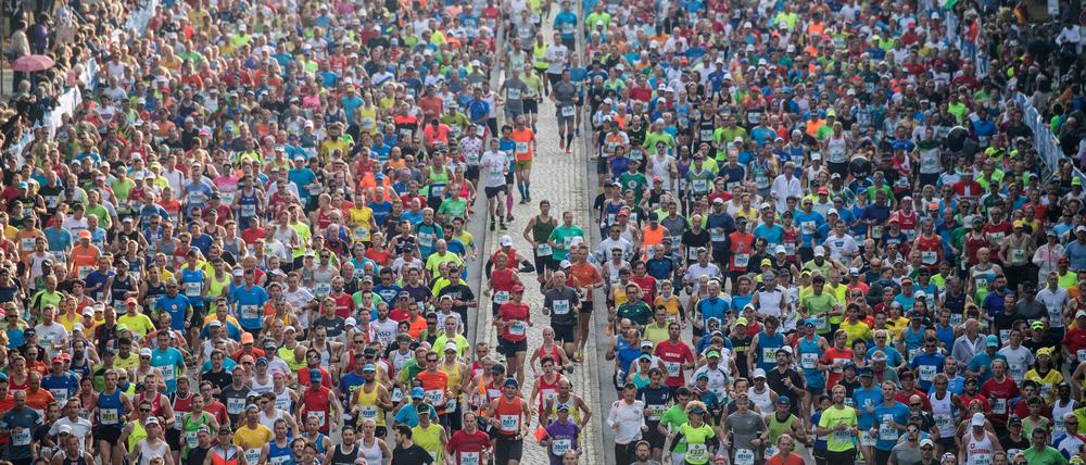 41.000 auf der Straße und viele Debütanten. Berlin ist für viele Erst-Marathonies besonders reizvoll.