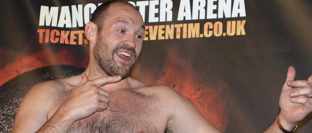 Tyson Fury inszeniert sich für sein Leben gern, mit dem Boxen soll nun aber Schluss sein.