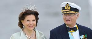 Königin Silvia von Schweden und Carl XVI Gustaf von Schweden im Jahre 2013.