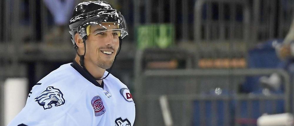 Der Eisbär, der zum Tiger wurde. Milan Jurcina lacht jetzt in Nürnberg.