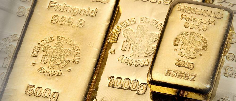 Symbol des Reichtums: Gold.