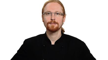 Stephan Hentschel kocht vegetarisch im Restaurant "Cookies Cream" in Berlin-Mitte (cookiescream.com).
