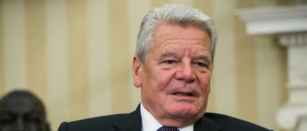 Bundespräsident Joachim Gauck.