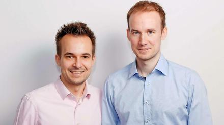 Das Geschwister-Gründerduo: Johannes (links) und Viktor Becher.